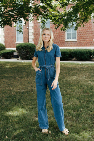 Ashton Denim Jumpsuit *final sale*