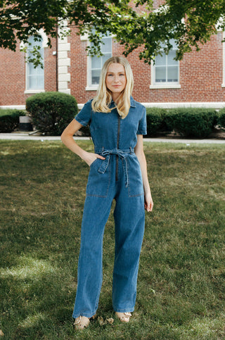 Ashton Denim Jumpsuit *final sale*