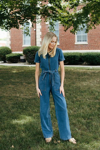 Ashton Denim Jumpsuit *final sale*