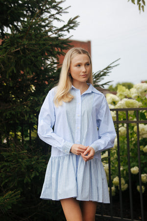 Stripe Shirt Dress