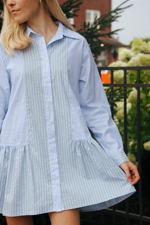 Stripe Shirt Dress