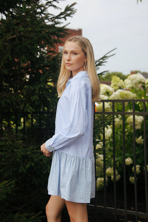 Stripe Shirt Dress