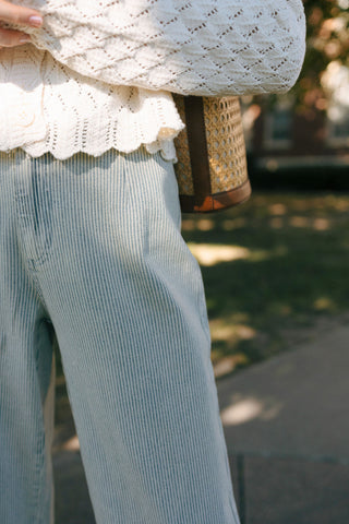 Stripe Wide Leg Pants *final sale*