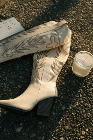 Bronco Boots, Off White