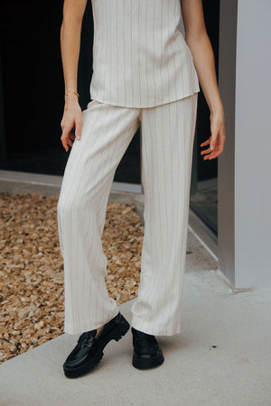 Linen Stripe Pants