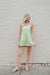Embroidered Romper, Green