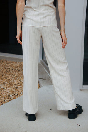 Linen Stripe Pants