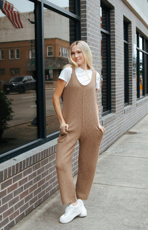 Sweater Knit Jumpsuit