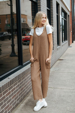 Sweater Knit Jumpsuit