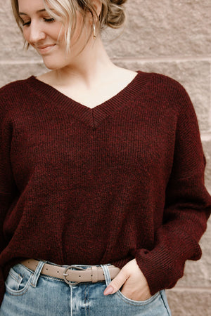 Maria Sweater, Red Wine