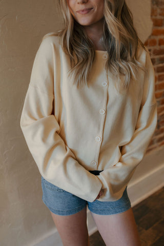 Basic Cardigan, Butter