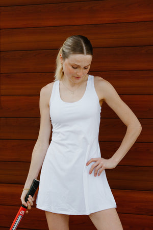 Tennis Dress, White