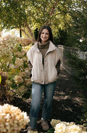 Sherpa Vest, Taupe