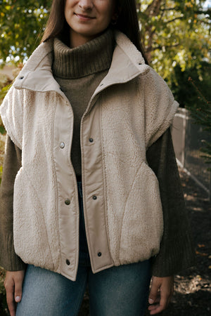 Sherpa Vest, Taupe