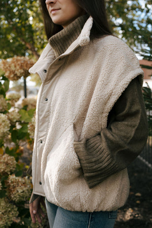 Sherpa Vest, Taupe