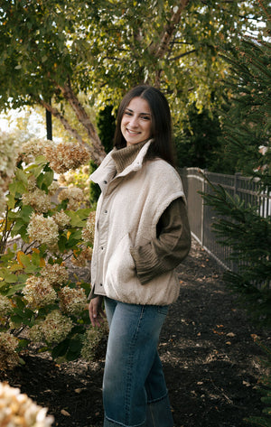 Sherpa Vest, Taupe