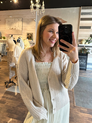 Amour Cardigan, Sand