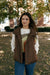 Puffer Vest, Brown