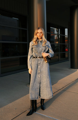 Denim Maxi Dress *final sale*