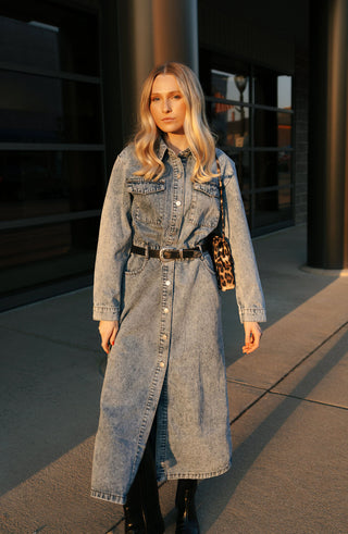 Denim Maxi Dress *final sale*