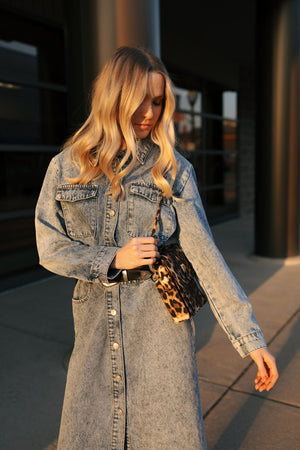 Denim Maxi Dress