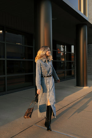 Denim Maxi Dress