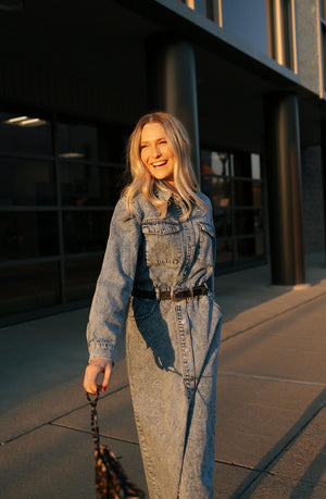 Denim Maxi Dress