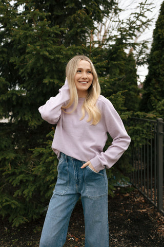 Barrett Sweater, Lilac