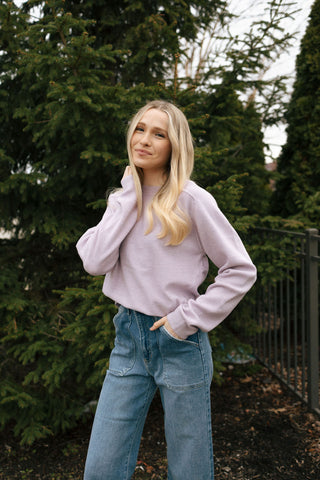 Barrett Sweater, Lilac