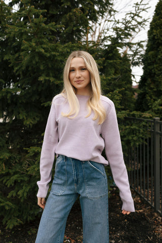 Barrett Sweater, Lilac