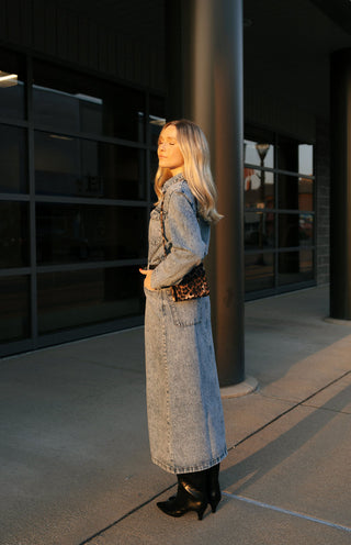 Denim Maxi Dress *final sale*