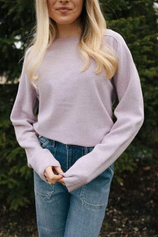 Barrett Sweater, Lilac