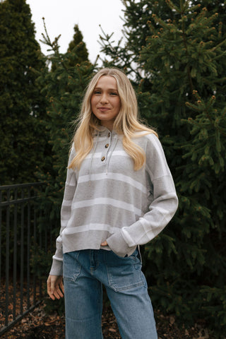 Brighton Top, GreyWhite