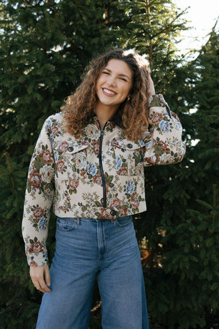 Tapestry Floral Jacket