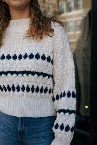 Color Pop Sweater, Navy