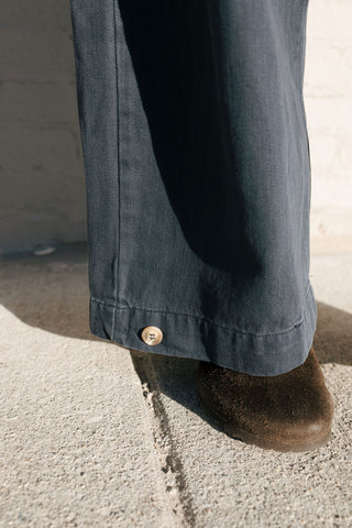 Wide Leg Pants, Charcoal *final sale*