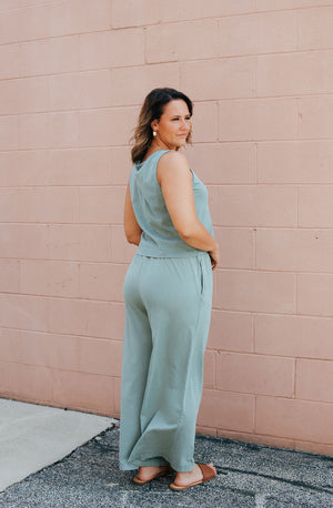 Scout Flare Pants, Palm Green by Z Supply