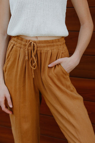 Odie Pants, Golden Brown *final sale