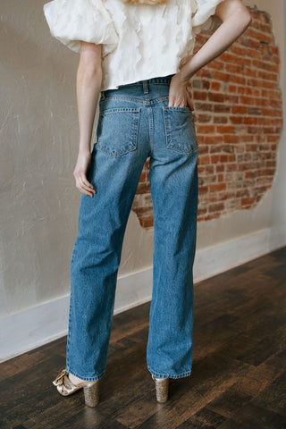 BP470N Relaxed Straight, Medium Denim