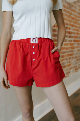 Boxer Shorts, Red