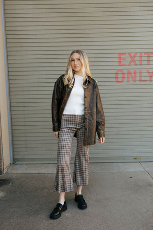 Plaid Pants, Red Combo