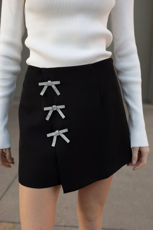 Bow Applique Skirt