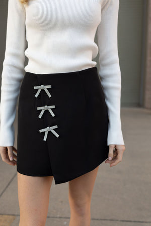 Bow Applique Skirt