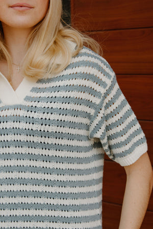 Crochet Collar Maxi Dress