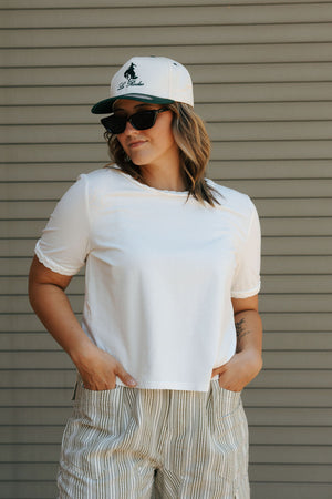 Knotted Tee, White