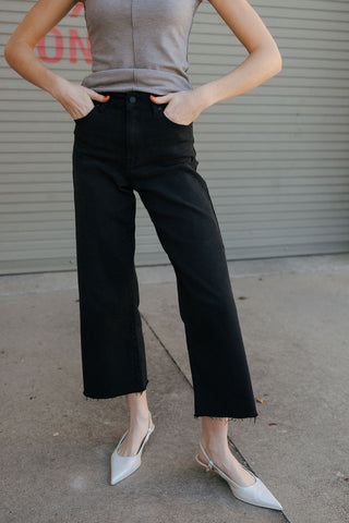 Slim Wide Leg, Black by JBD