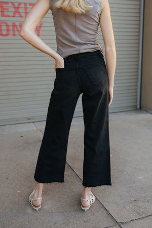 Slim Wide Leg, Black by JBD