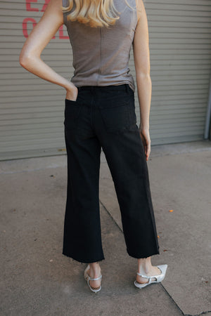 Slim Wide Leg, Black by JBD