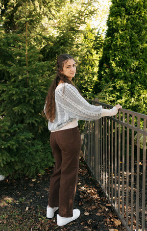 Mixed Cardigan, Blue