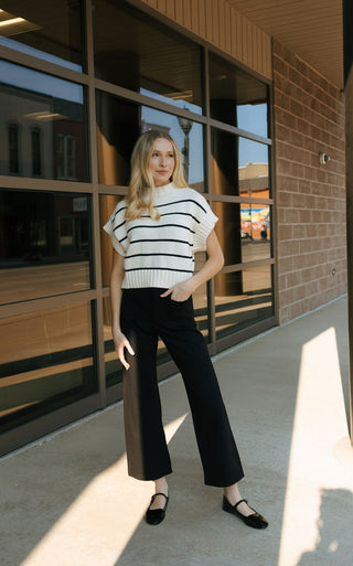 Stripe Sweater Vest